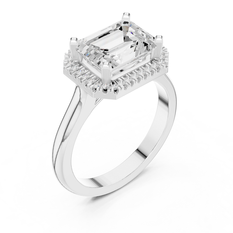 Ladies Ring DDLR-332@7 - White Gold - Image