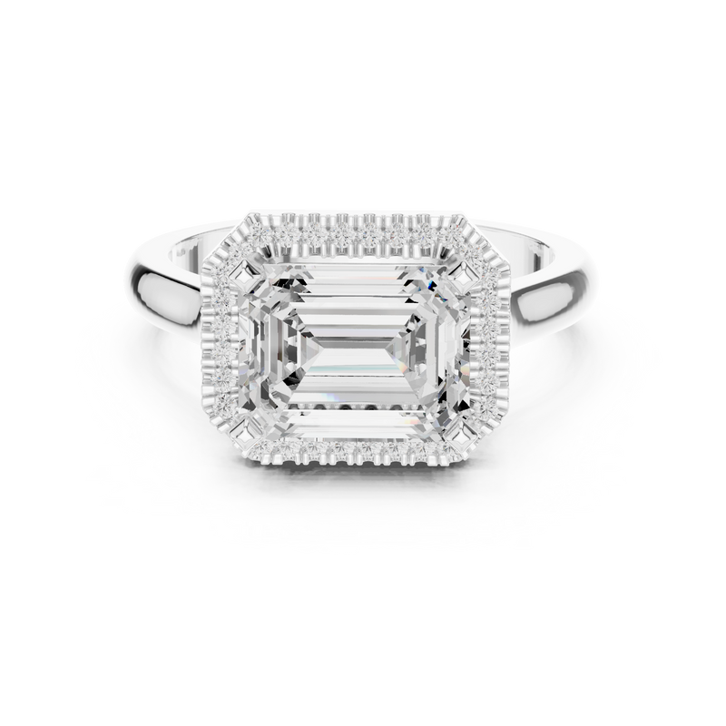 Ladies Ring DDLR-332@7 - White Gold - Image