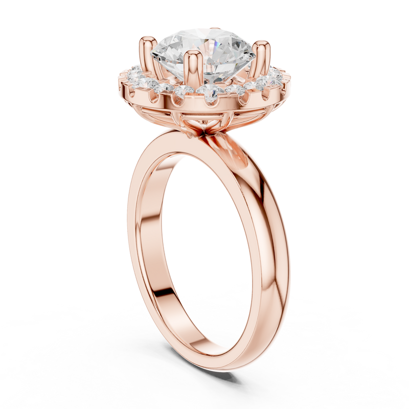 Ladies Ring DDLR-333@7 - Rose Gold - Image
