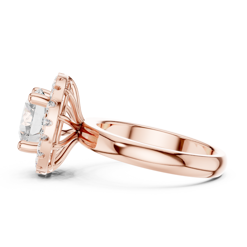 Ladies Ring DDLR-333@7 - Rose Gold - Image