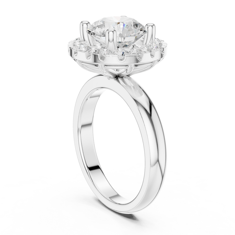 Ladies Ring DDLR-333@7 - White Gold - Image