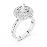 Ladies Ring DDLR-333@7 - White Gold - Image