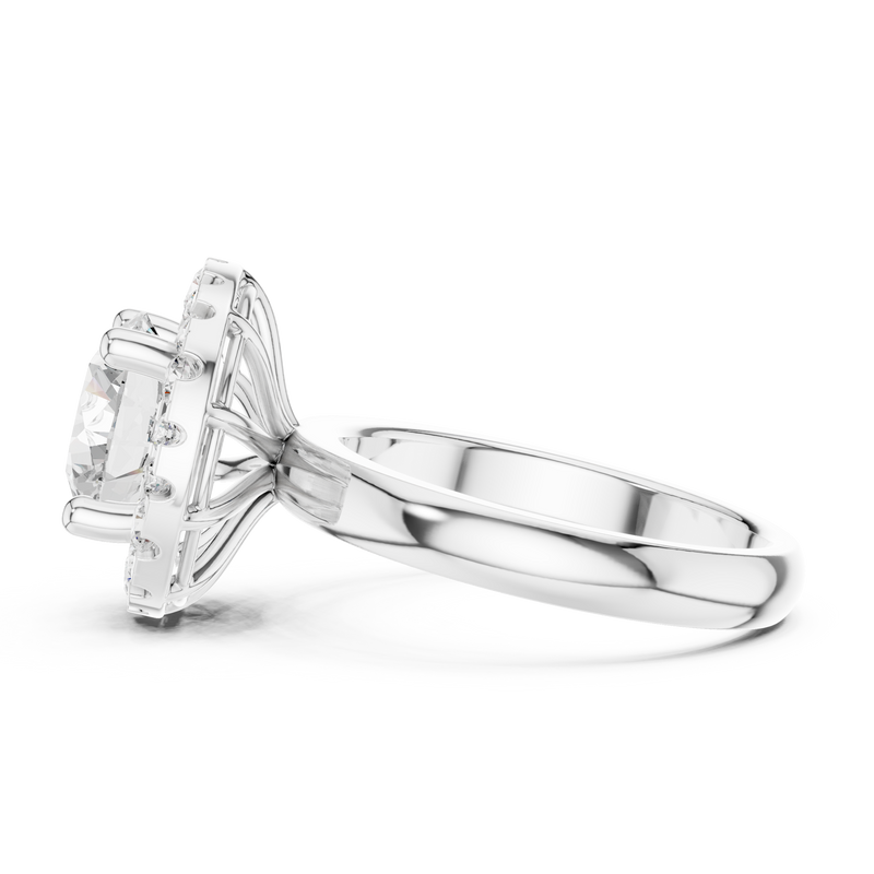 Ladies Ring DDLR-333@7 - White Gold - Image