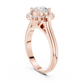 Ladies Ring DDLR-334@7 - Rose Gold - Image
