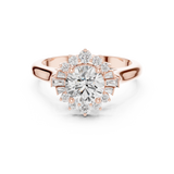 Ladies Ring DDLR-334@7 - Rose Gold - Image