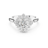 Ladies Ring DDLR-334@7 - White Gold - Image