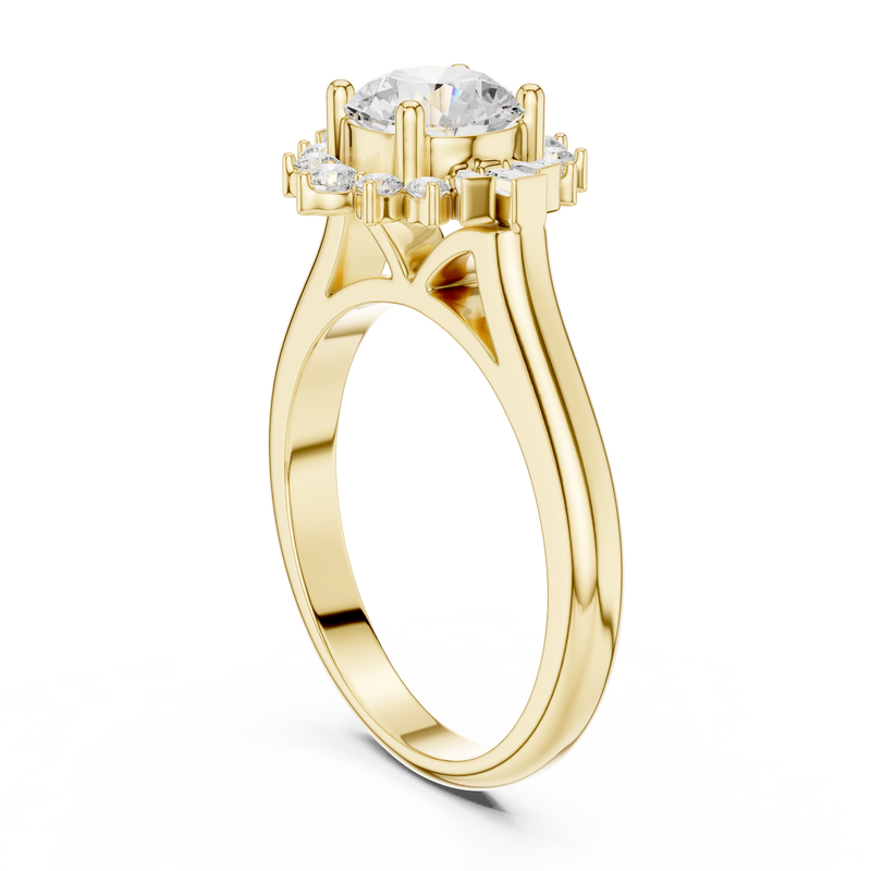 Ladies Ring DDLR-334@7 - Yellow Gold - Image