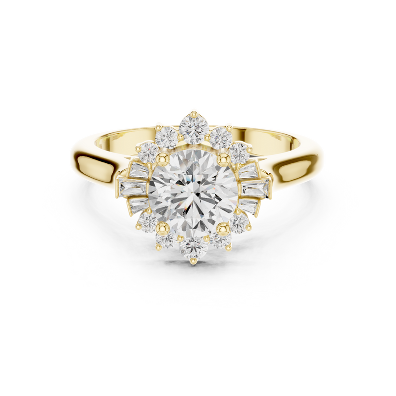 Ladies Ring DDLR-334@7 - Yellow Gold - Image