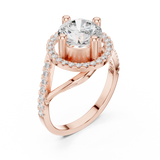 Ladies Ring DDLR-335@7 - Rose Gold - Image