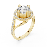 Ladies Ring DDLR-335@7 - Yellow Gold - Image