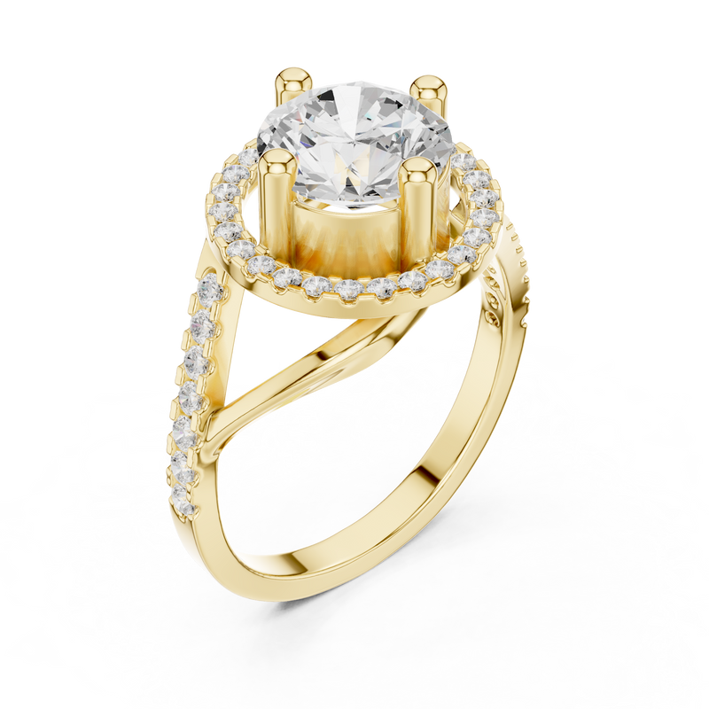 Ladies Ring DDLR-335@7 - Yellow Gold - Image