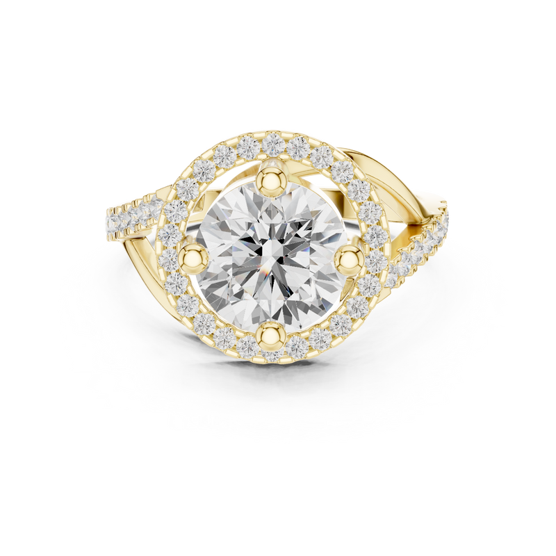 Ladies Ring DDLR-335@7 - Yellow Gold - Image