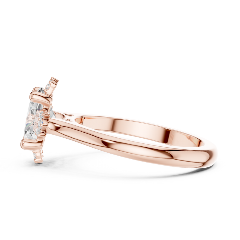 Ladies Ring DDLR-336@7 - Rose Gold - Image