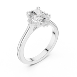 Ladies Ring DDLR-336@7 - White Gold - Image