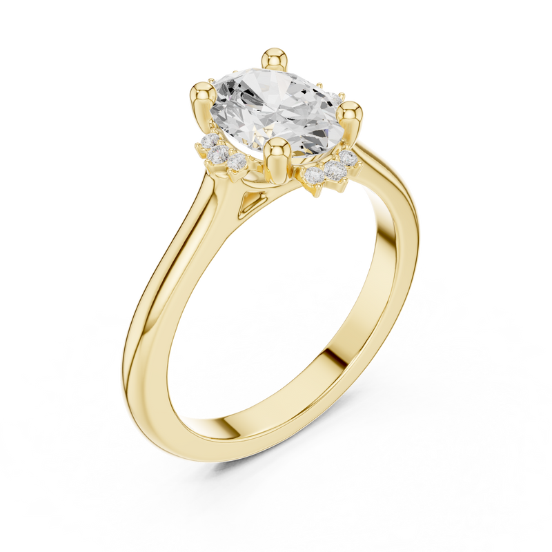 Ladies Ring DDLR-336@7 - Yellow Gold - Image