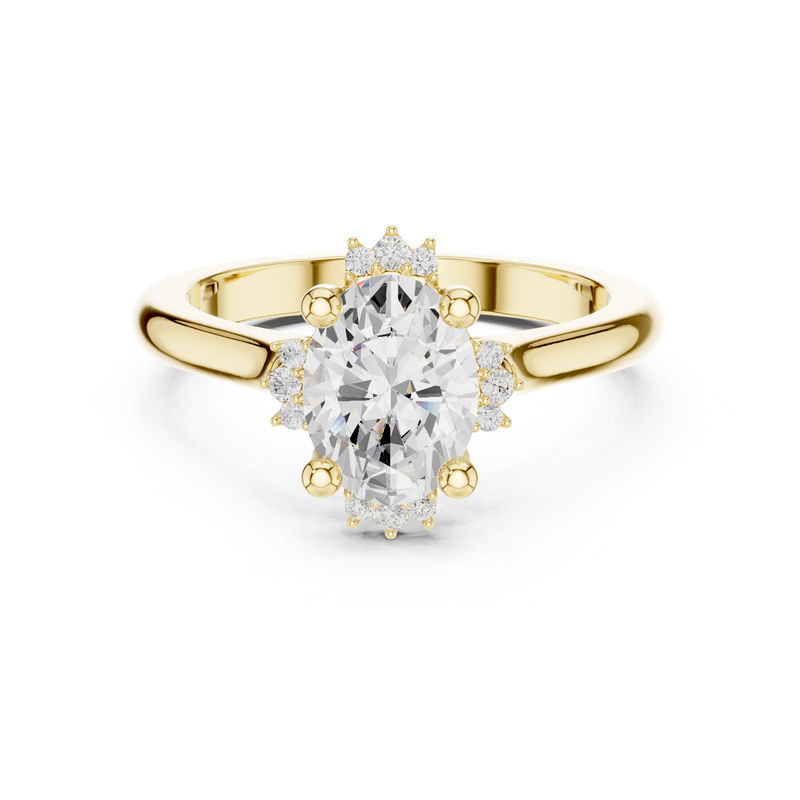 Ladies Ring DDLR-336@7 - Yellow Gold - Image