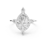 Ladies Ring DDLR-337@7 - White Gold - Image