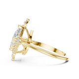 Ladies Ring DDLR-337@7 - Yellow Gold - Image