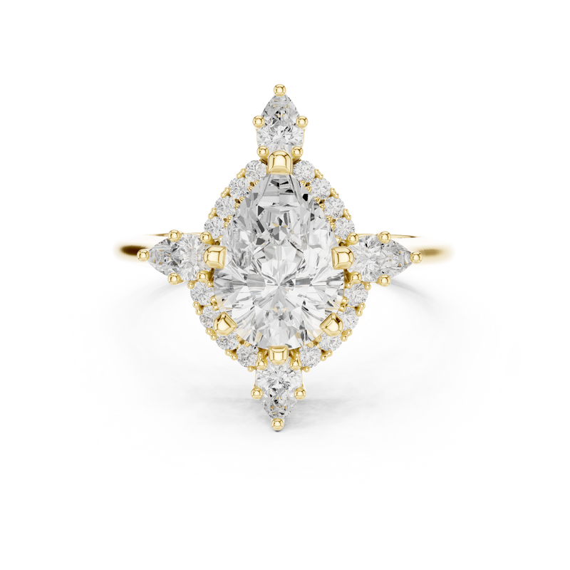 Ladies Ring DDLR-337@7 - Yellow Gold - Image