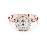 Ladies Ring DDLR-338@7 - Rose Gold - Image