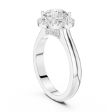 Ladies Ring DDLR-338@7 - White Gold - Image