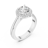 Ladies Ring DDLR-338@7 - White Gold - Image