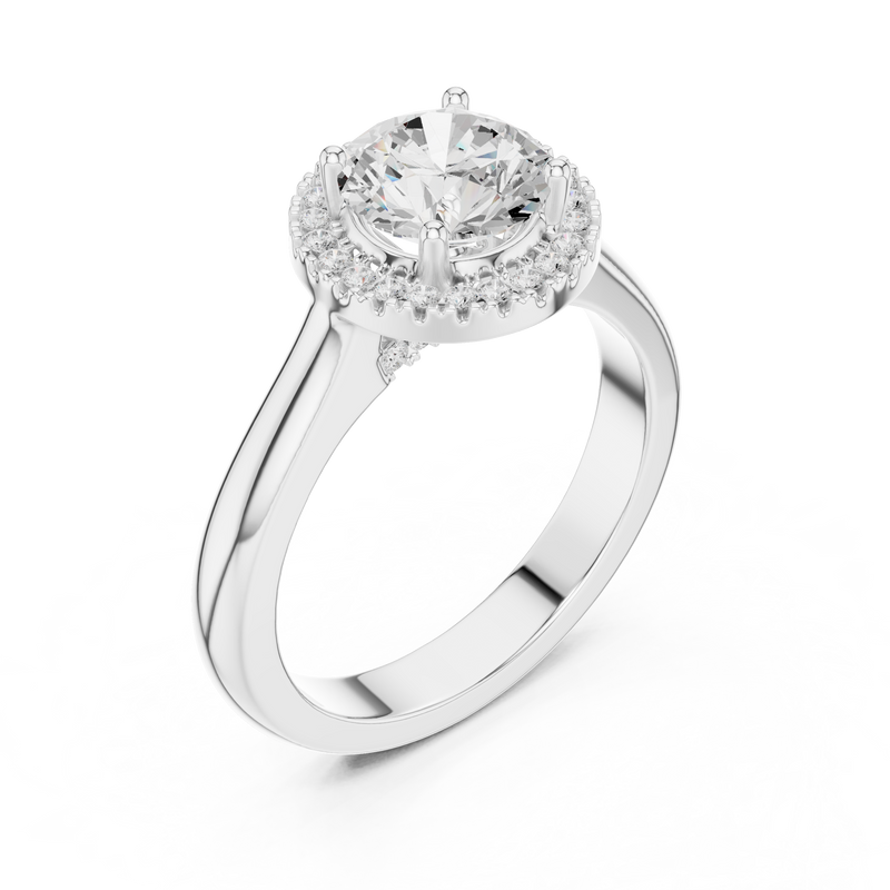 Ladies Ring DDLR-338@7 - White Gold - Image