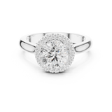 Ladies Ring DDLR-338@7 - White Gold - Image