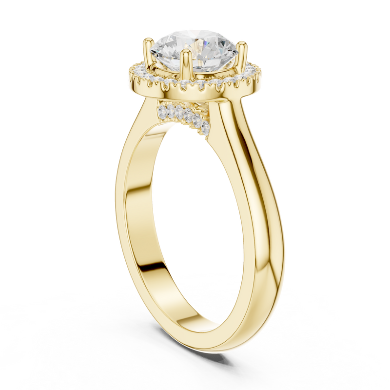 Ladies Ring DDLR-338@7 - Yellow Gold - Image