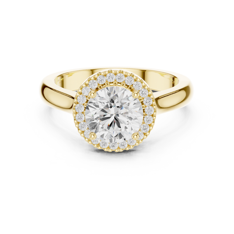 Ladies Ring DDLR-338@7 - Yellow Gold - Image