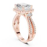 Ladies Ring DDLR-339@7 - Rose Gold - Image