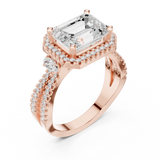 Ladies Ring DDLR-339@7 - Rose Gold - Image