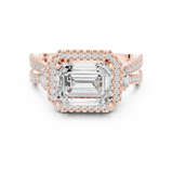 Ladies Ring DDLR-339@7 - Rose Gold - Image