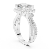Ladies Ring DDLR-339@7 - White Gold - Image