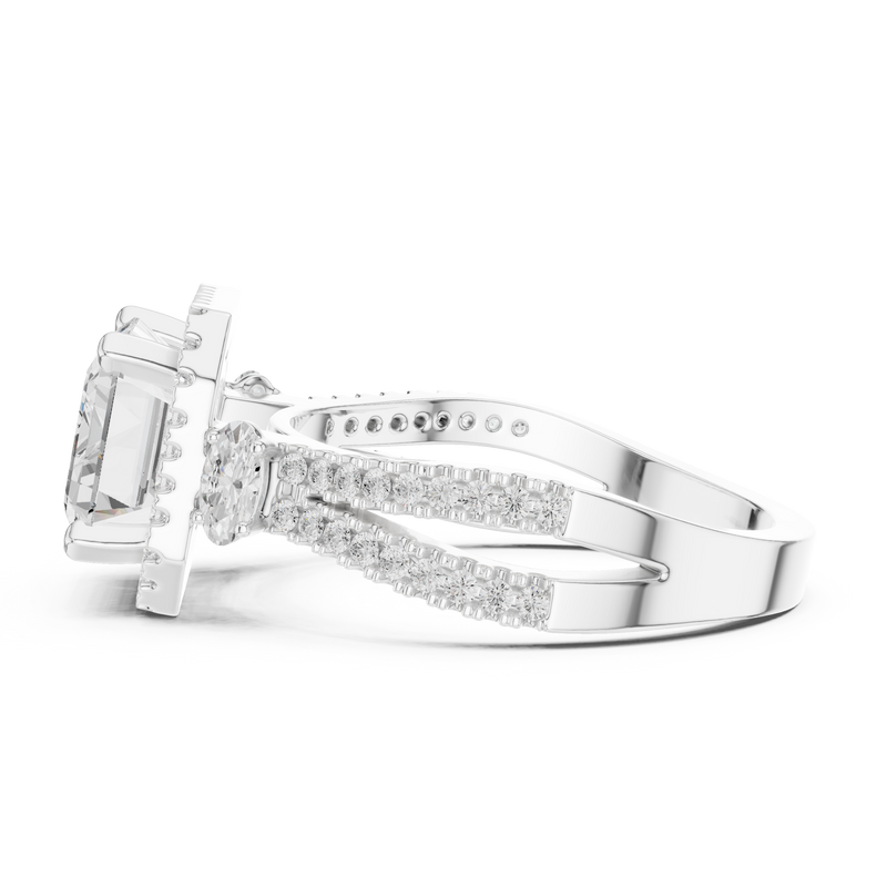 Ladies Ring DDLR-339@7 - White Gold - Image