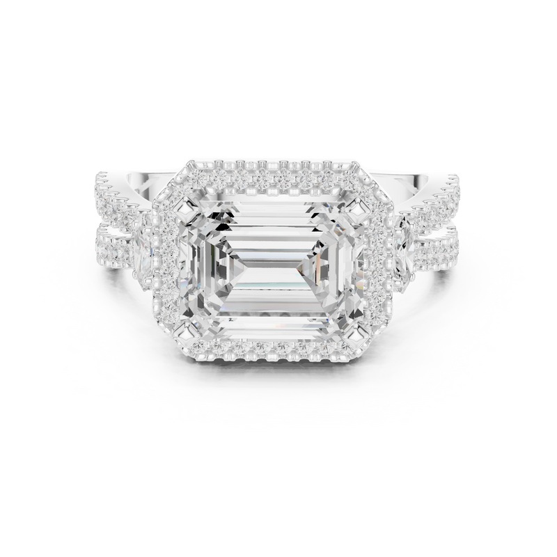 Ladies Ring DDLR-339@7 - White Gold - Image