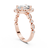 Ladies Ring DDLR-340@7 - Rose Gold - Image