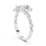 Ladies Ring DDLR-340@7 - White Gold - Image