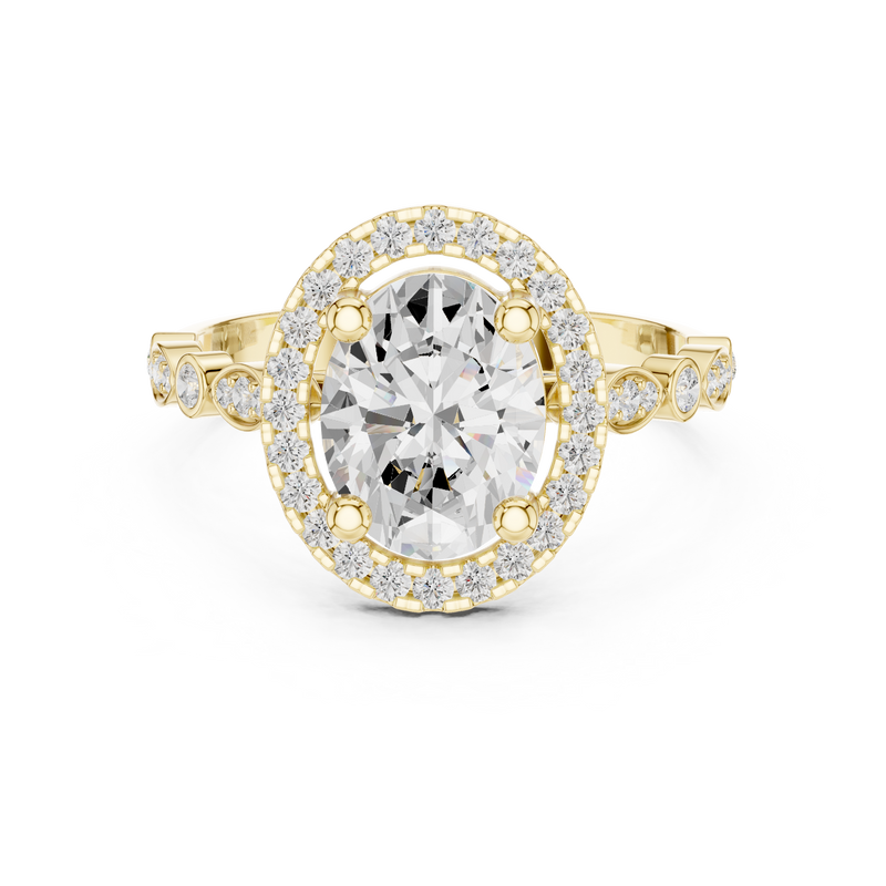 Ladies Ring DDLR-340@7 - Yellow Gold - Image