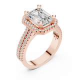 Ladies Ring DDLR-341@7 - Rose Gold - Image
