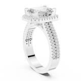 Ladies Ring DDLR-341@7 - White Gold - Image