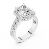 Ladies Ring DDLR-341@7 - White Gold - Image