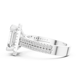Ladies Ring DDLR-341@7 - White Gold - Image