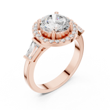 Ladies Ring DDLR-342@7 - Rose Gold - Image