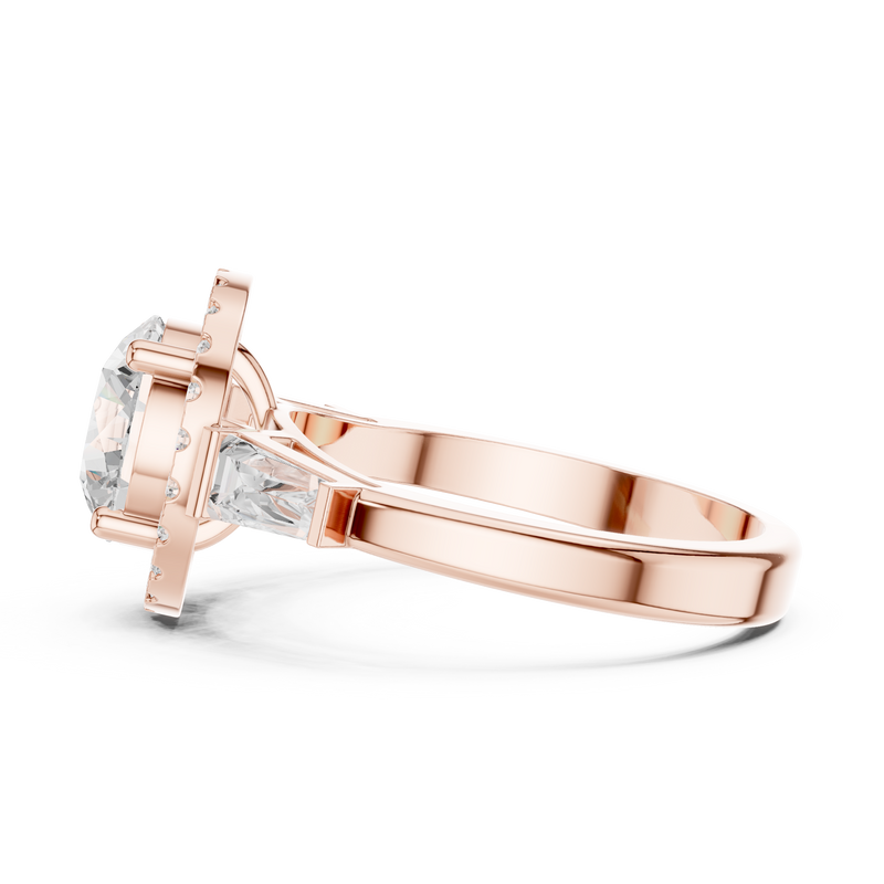 Ladies Ring DDLR-342@7 - Rose Gold - Image