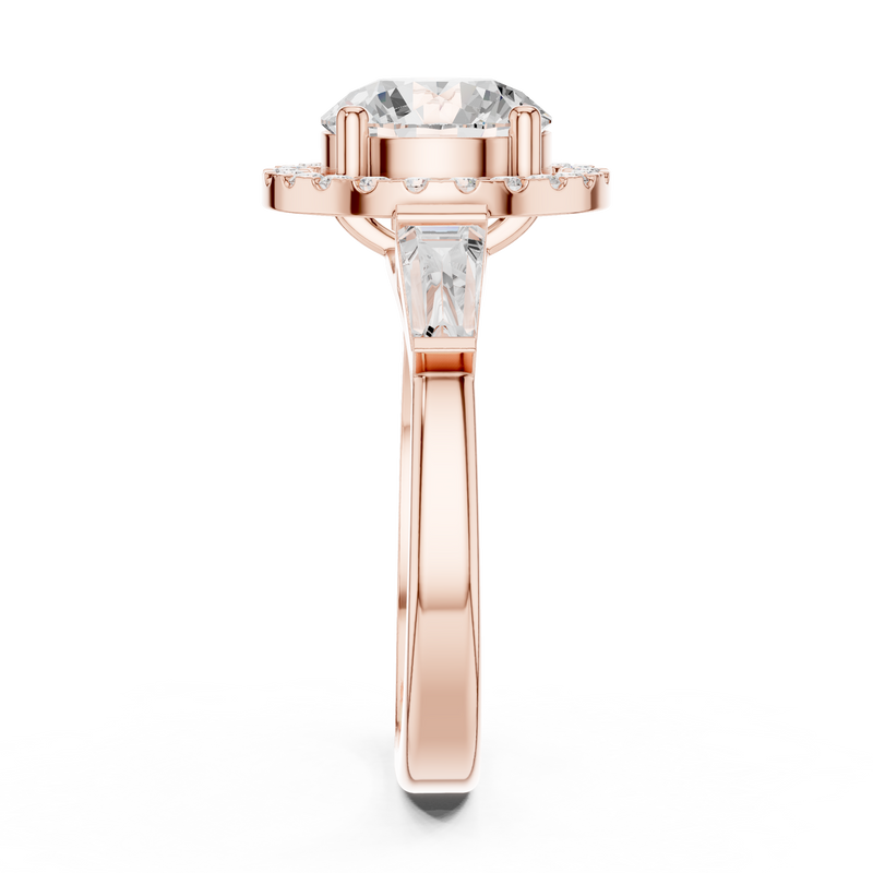 Ladies Ring DDLR-342@7 - Rose Gold - Image