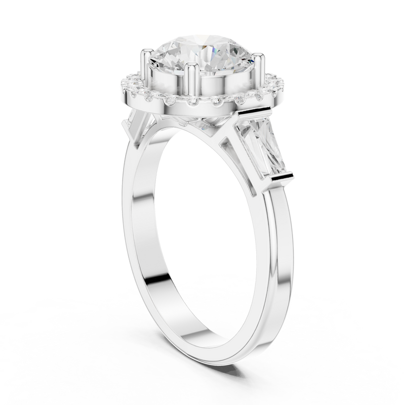 Ladies Ring DDLR-342@7 - White Gold - Image