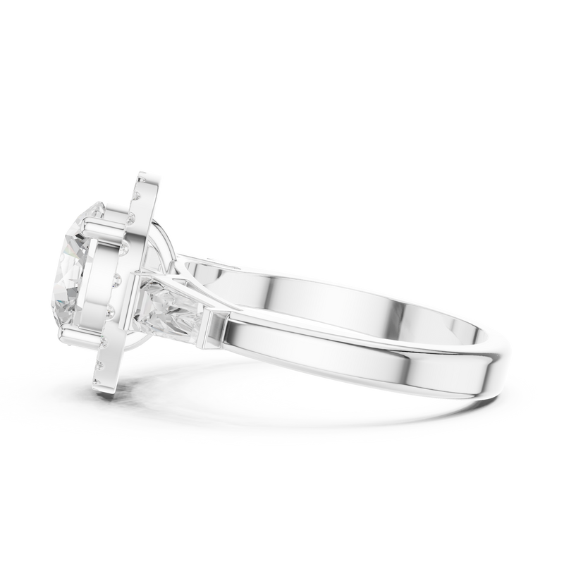 Ladies Ring DDLR-342@7 - White Gold - Image