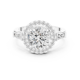 Ladies Ring DDLR-342@7 - White Gold - Image
