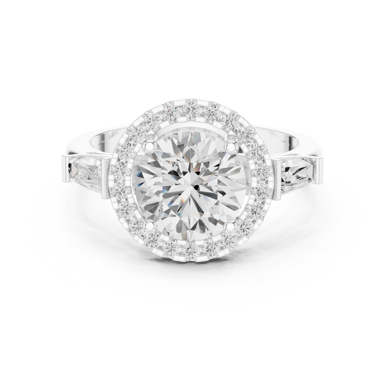 Ladies Ring DDLR-342@7 - White Gold - Image